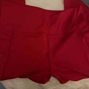 ZYIA Women's Vibrant Red Leggings Size 6-8